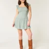 Flutter Sleeve Skort Dress Flutter Sleeve Skort Dress