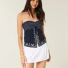 Foldover Knit Mini Skort