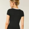 Gilly Hicks Active Graphic Baby Tee Gilly Hicks Active Graphic Baby Tee