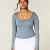 Gilly Hicks Active Recharge Cinch Sweetheart Top Gilly Hicks Active Recharge Cinch Sweetheart Top