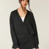 Gilly Hicks Active Recharge Easy Zip-Up Hoodie