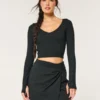 Gilly Hicks Active Recharge Long-Sleeve Plunge Top Gilly Hicks Active Recharge Long-Sleeve Plunge Top