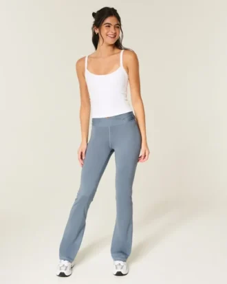 Gilly Hicks Active Recharge Wrap Waist Boot Leggings