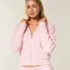 Gilly Hicks Always Cozy Waffle Zip-Up Hoodie