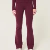 Gilly Hicks Cozy Sweater-Knit Foldover Waist Boot Pants