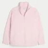 Gilly Hicks Sherpa Quarter-Zip Sweatshirt