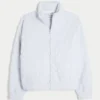Gilly Hicks Sherpa Zip-Up Sweatshirt