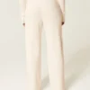 Gilly Hicks Waffle Lace Straight Pants