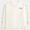 Graffiti Graphic Thermal Crew Shirt