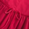 High-Neck Drop Waist Skort Dress