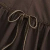 High-Neck Drop Waist Skort Dress
