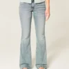 High-Rise Medium Wash Flare Jeans