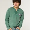 Holiday Vault Release Logo Graphic Henley