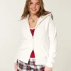 Holiday Vault Release Sherpa-Lined Zip-Up Logo Graphic Hoodie Holiday Vault Release Sherpa-Lined Zip-Up Logo Graphic Hoodie