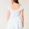 Hollister Sofia Drop-Waist Bubble Skort Dress