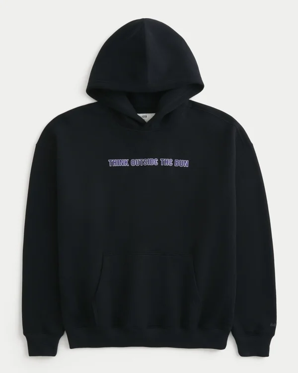 Hollister x Taco Bell Boxy Graphic Hoodie Hollister x Taco Bell Boxy Graphic Hoodie