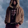 Hooded Faux Fur Jacket