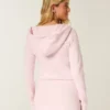 Hooded Long-Sleeve Fleece Dress Hooded Long-Sleeve Fleece Dress