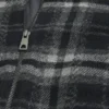Hooded Plaid Flannel Skater Jacket