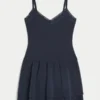Knit Tiered Mini Dress Knit Tiered Mini Dress