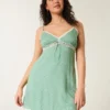 Lace Detail Slip Mini Dress