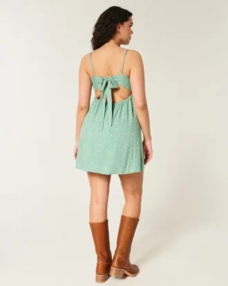 Lace Detail Slip Mini Dress