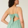 Lace Detail Slip Mini Dress