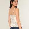 Lace Trim Chiffon Tank Lace Trim Chiffon Tank