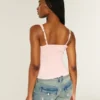 Lace Trim Chiffon Tank Lace Trim Chiffon Tank
