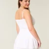 Lace Trim Mini Dress