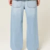 Light Wash Astronaut Graphic Super Baggy Jeans Light Wash Astronaut Graphic Super Baggy Jeans