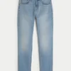 Light Wash Athletic Skinny Jeans