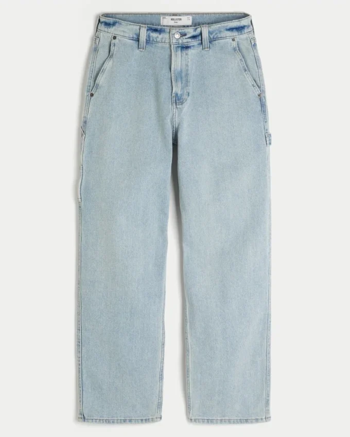 Light Wash Baggy Painter Jeans Light Wash Baggy Painter Jeans