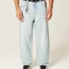 Light Wash Playing Card Graphic Skater Baggy Jeans Light Wash Playing Card Graphic Skater Baggy Jeans