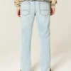 Light Wash Slim Straight Jeans