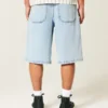 Light Wash Super Baggy Denim Shorts Light Wash Super Baggy Denim Shorts