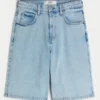 Light Wash Super Baggy Denim Shorts Light Wash Super Baggy Denim Shorts
