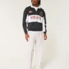 Linen-Blend Loose Pull-On Pants
