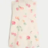 Linen-Blend Strapless Mini Dress