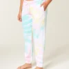 Logo Graphic Wash Effect Terry Joggers