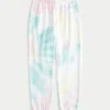 Logo Graphic Wash Effect Terry Joggers