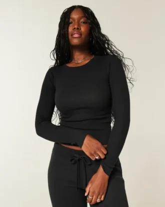 Long-Sleeve Crew Baby Tee