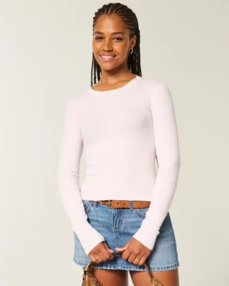 Long-Sleeve Crew Baby Tee