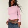 Long-Sleeve Crew Baby Tee