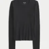 Long-Sleeve Crew Baby Tee