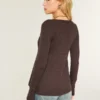 Long-Sleeve Flyaway Babydoll Cardigan