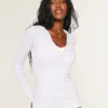 Long-Sleeve Hooded Henley