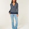 Long-Sleeve Hooded Henley