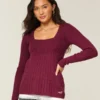 Long-Sleeve Square-Neck Babydoll