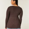 Long-Sleeve Square-Neck Babydoll
